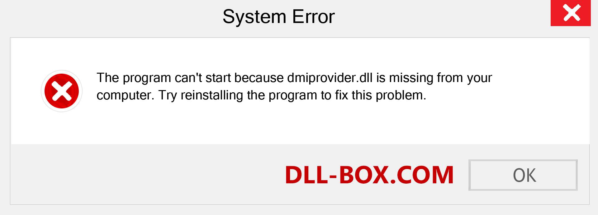  dmiprovider.dll file is missing?. Download for Windows 7, 8, 10 - Fix  dmiprovider dll Missing Error on Windows, photos, images